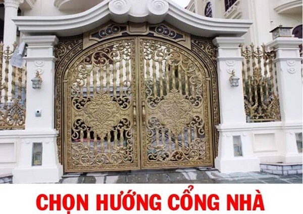 phong thủy xây cổng nhà